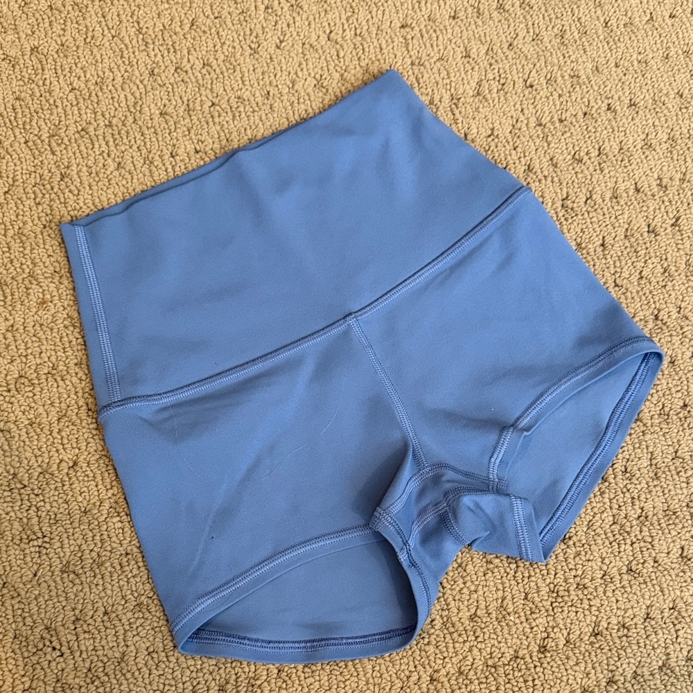 lululemon athletica High-Rise Periwinkle Workout Shorts
